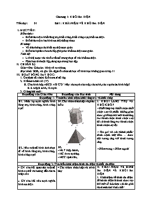 Giáo án Toán hình học lớp 12 cả năm